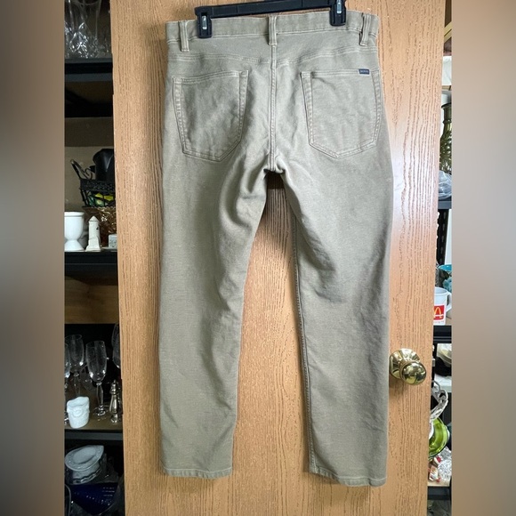 JACHS NY Men’s Khaki Stretch Twill Jeans-Style Pants 34x30 Slim Fit - Picture 2 of 7